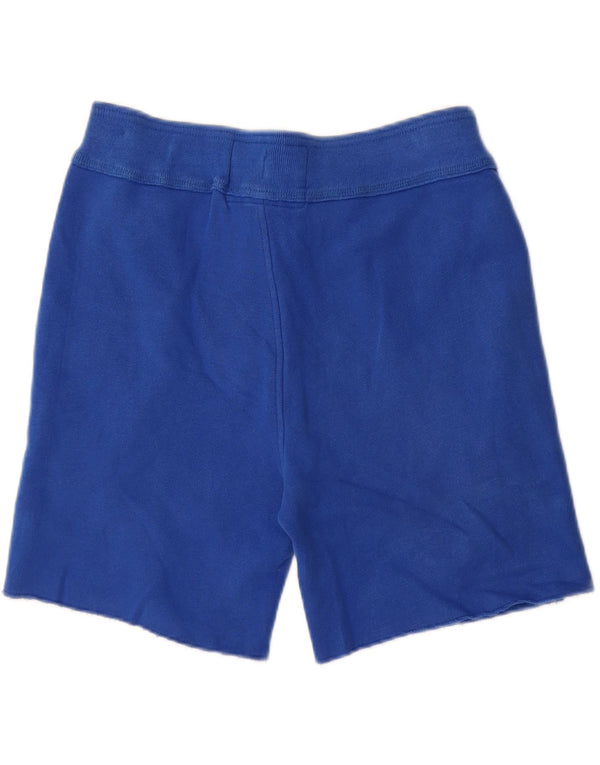 ABERCROMBIE & FITCH Herren-Sportshorts mit Grafik, Größe S, Blau, Baumwolle
