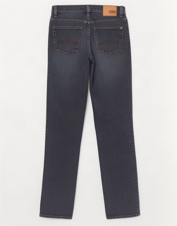 Mustang Herren Tramper Slim Fit Mid Rise Straight Jeans W34 L34 Blaue Baumwolle