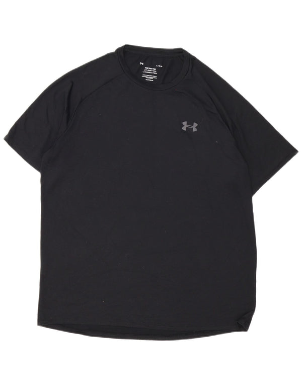 Under Armour Herren Heat Gear T-Shirt Top Large Schwarz