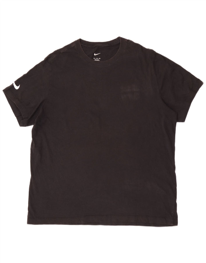NIKE Herren T-Shirt Top 2XL Schwarz Baumwolle
