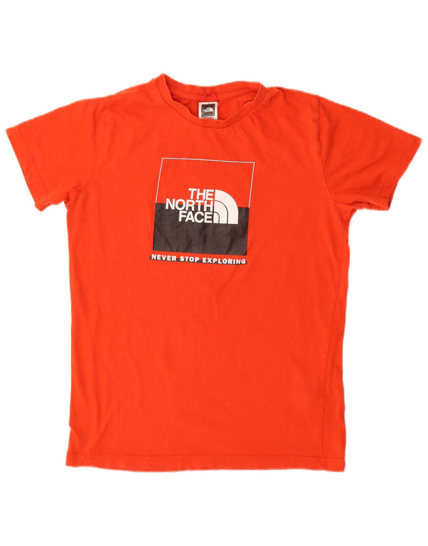 The North Face Jungen-T-Shirt mit Grafik, 14–15 Jahre, XL, rote Baumwolle