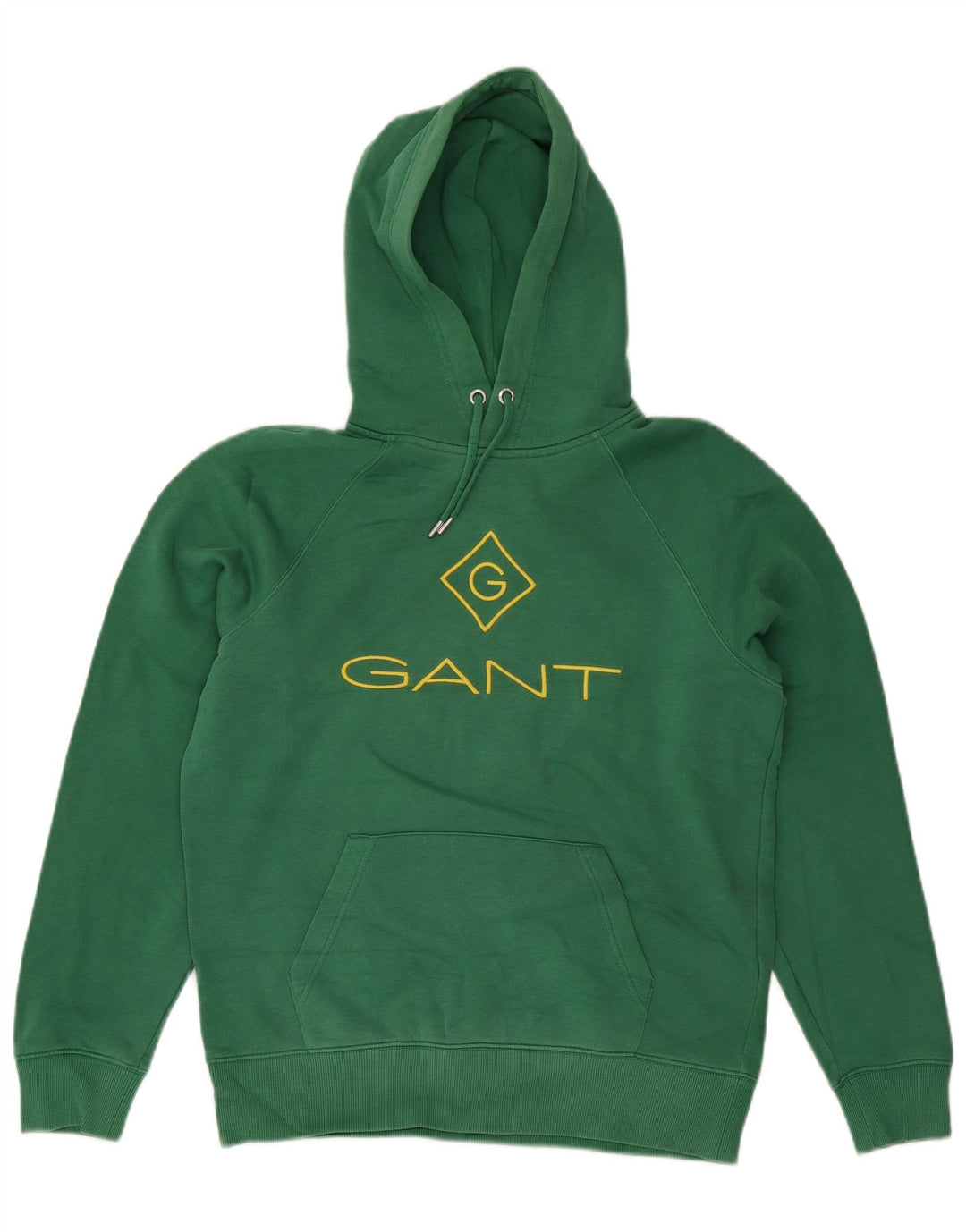 Gant Herren-Kapuzenpullover mit Grafik, mittelgrüne Baumwolle