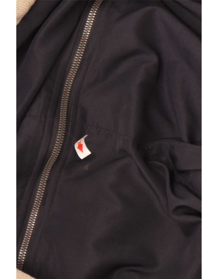 Kappa Herren Kapuzen-Wendejacke UK 40 Large Marineblau Polyester