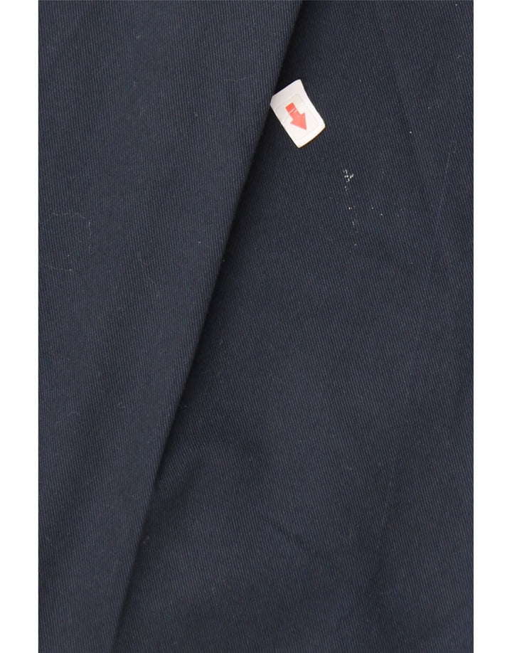 Marks & Spencer Herren-Anzughose, schmal zulaufend, W42, L29, Marineblau, Polyester