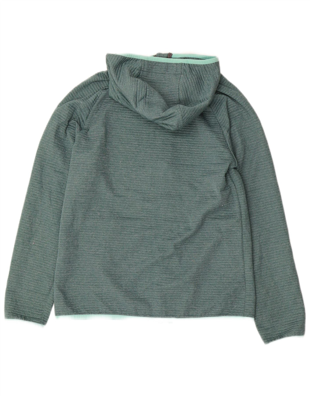 JACK WOLFSKIN Womens Zip Hoodie Sweater UK 12 Medium Green Polyester