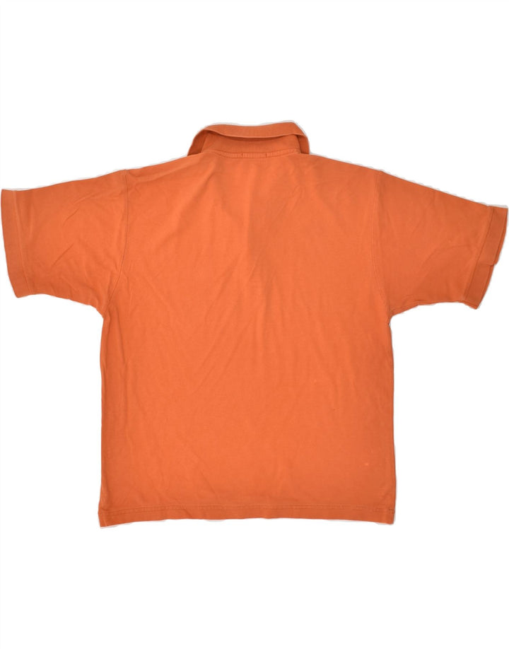 SERGIO TACCHINI Mens Polo Shirt Medium Orange Cotton | Vintage Sergio Tacchini | Thrift | Second-Hand Sergio Tacchini | Used Clothing | Messina Hembry 