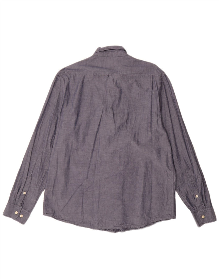 Lee Herrenhemd XL Marineblau aus Baumwolle