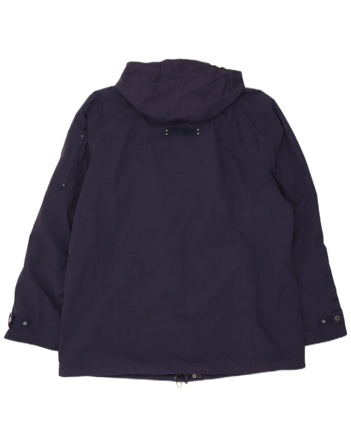 Schöffel Herren-Utility-Jacke mit Kapuze, UK 48 4XL, Marineblau