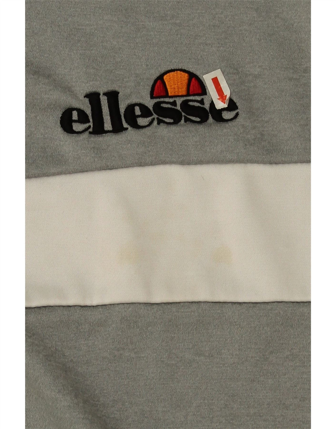 Ellesse Herren-Sweatshirt mit Grafik, klein, grau, Farbblock-Polyester