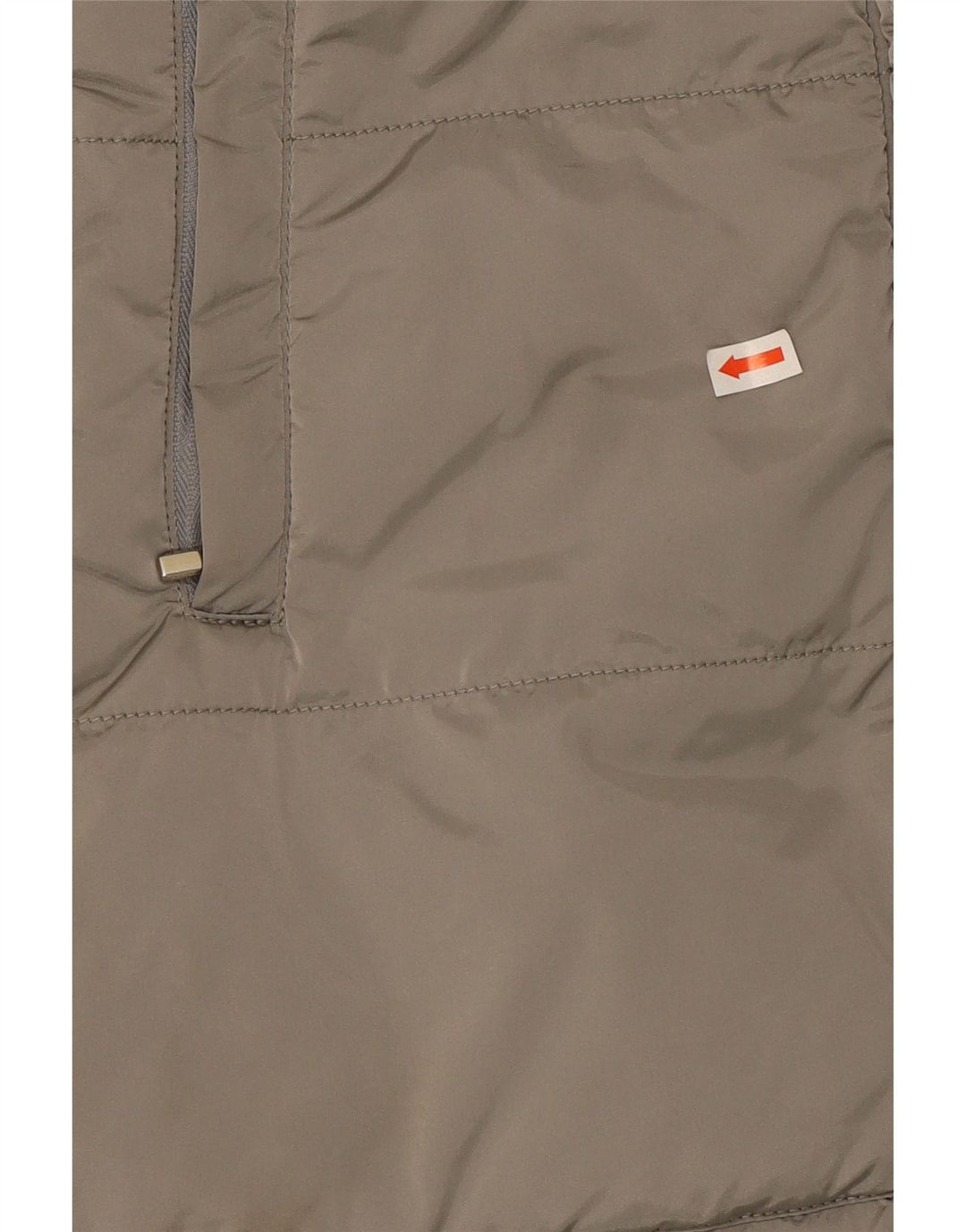 Max Mara Damen-Umkehrmantel mit Kapuze, wattiert, Gr. 10, Beige, Polyamid