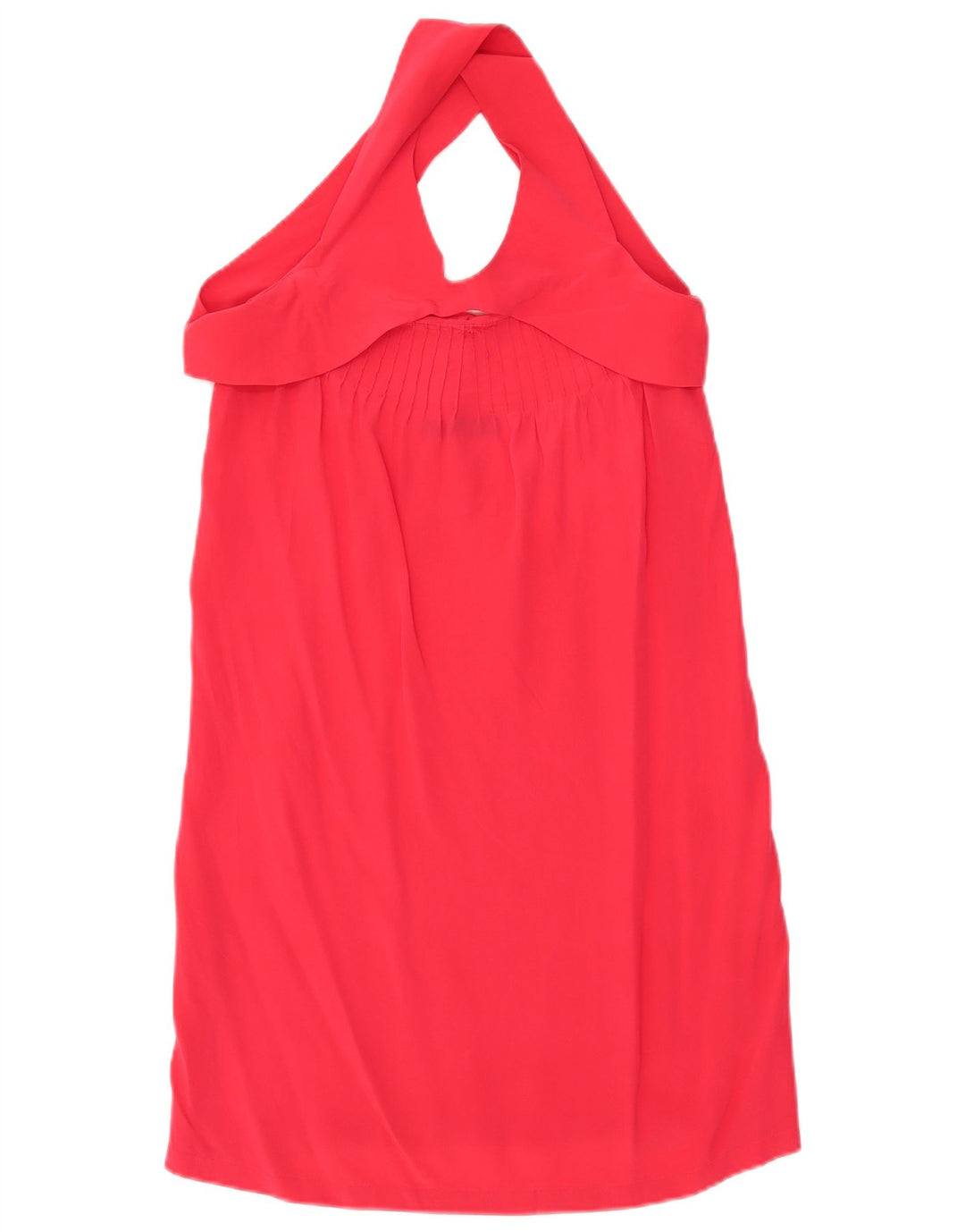 Liu Jo Damen Neckholder-Kleid IT 42 Mittelrote Seide
