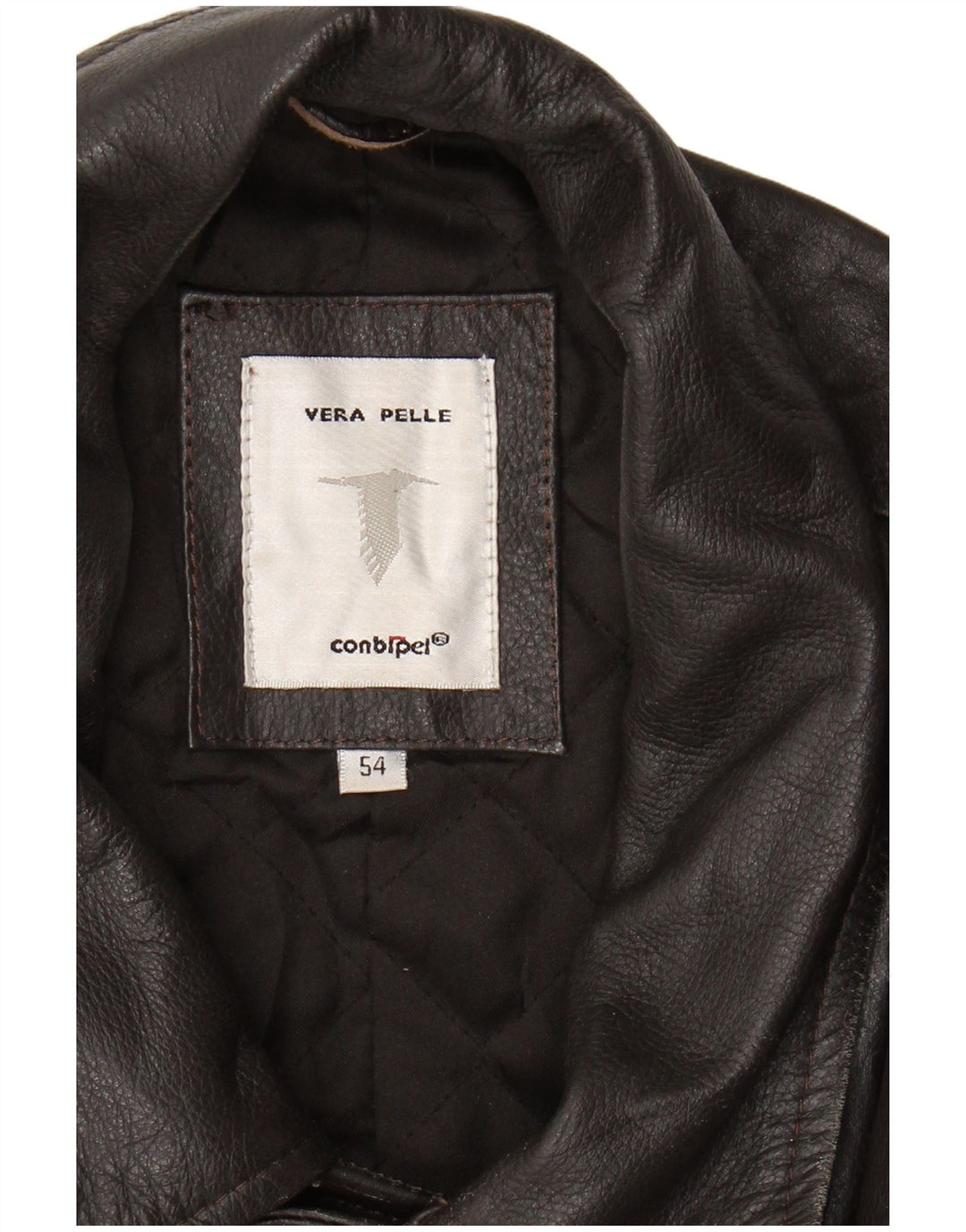 CONBIPEL Herren Ledermantel IT 54 XL Braunes Leder