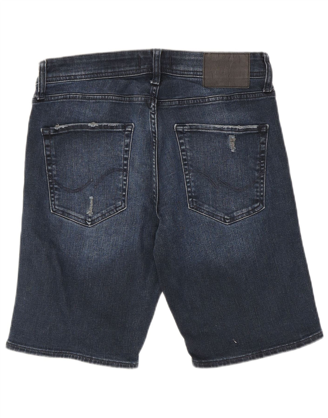 Jack & Jones Herren-Jeansshorts mit normaler Passform, Größe S, W29, marineblau, Baumwolle