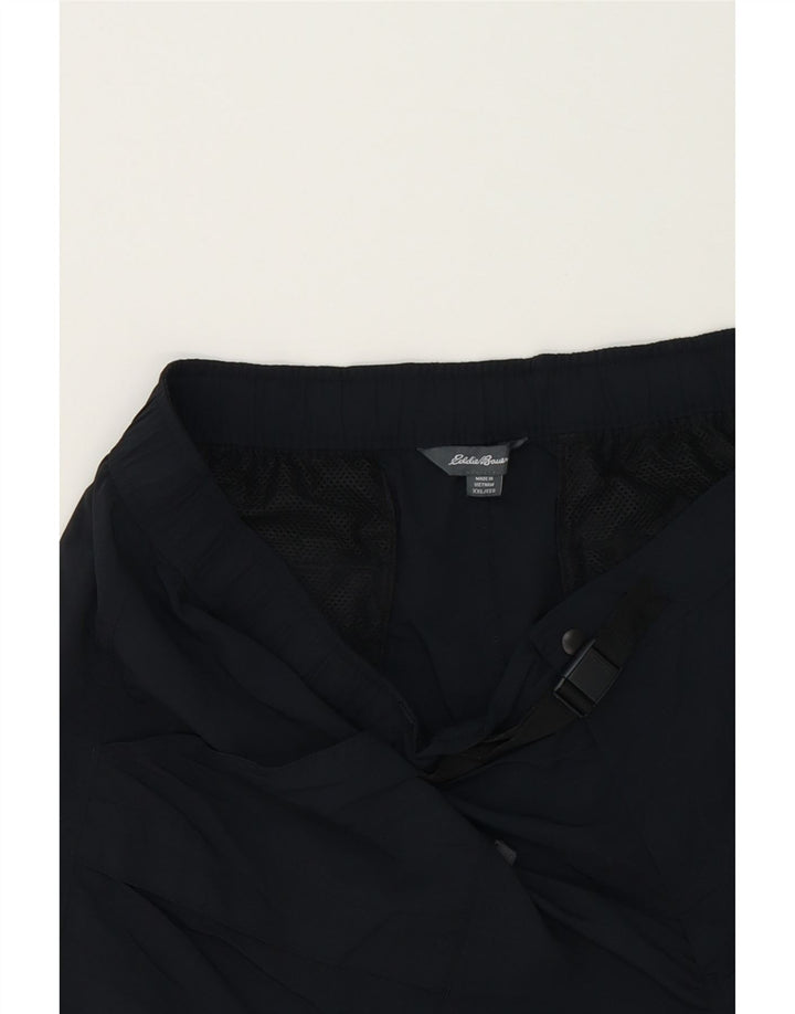 EDDIE BAUER Mens Cargo Shorts 2XL W44 Navy Blue Nylon Vintage Eddie Bauer and Second-Hand Eddie Bauer from Messina Hembry 