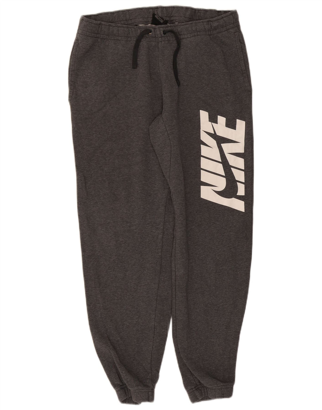 Nike Herren-Trainingshose mit Grafik, mittelgraue Baumwolle