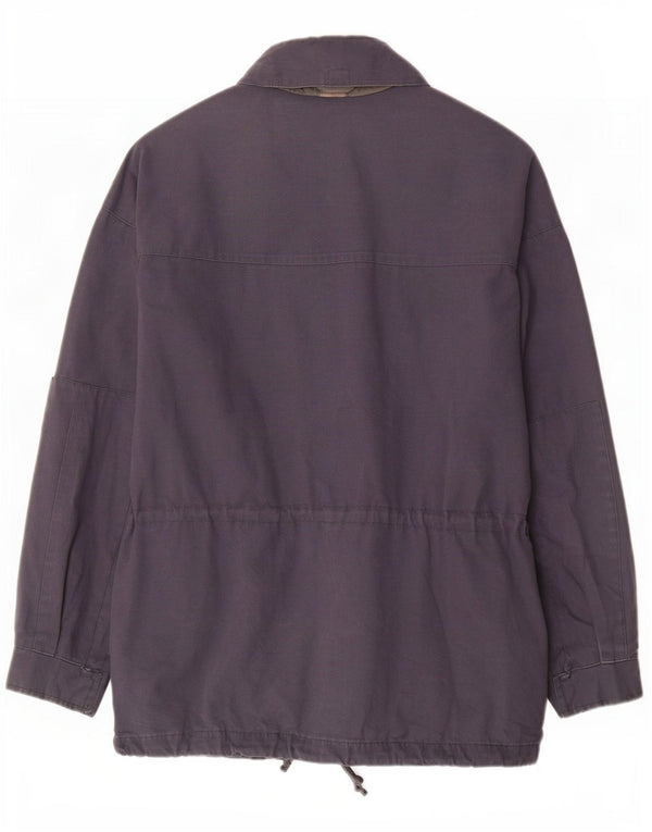 Samas Herren-Parka mit Kapuze, UK 42, XL, Marineblau, Baumwolle