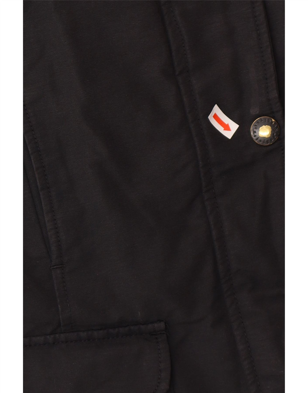 Refrigue Damen-Parka mit Kapuze, UK 10, Größe S, Schwarz, Baumwolle