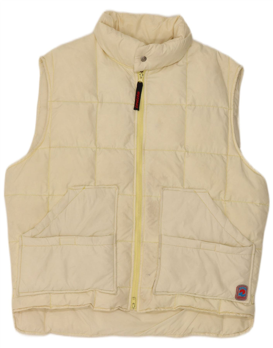 Invicta Herren Wattierte Weste IT 52 XL Off White Nylon
