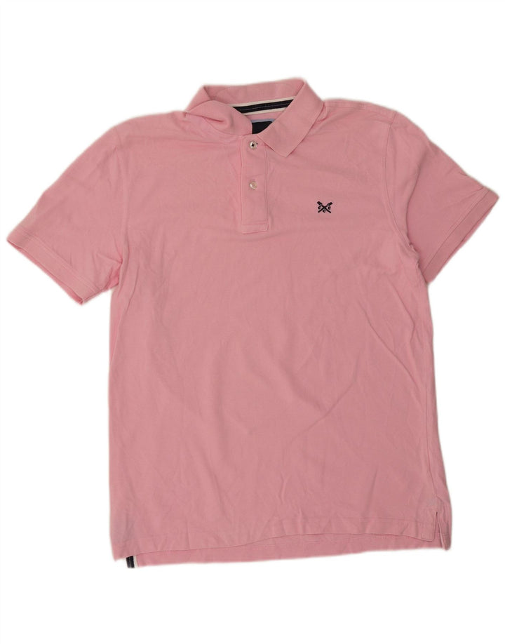 Crew Clothing Herren Poloshirt Mittelrosa