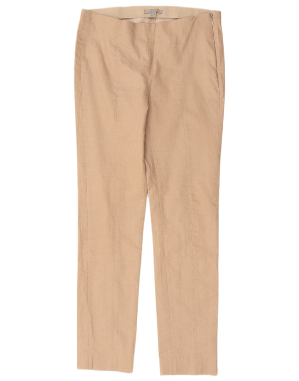 Cos Damen Slim Freizeithose EU 36 Small W28 L27 Beige Baumwolle