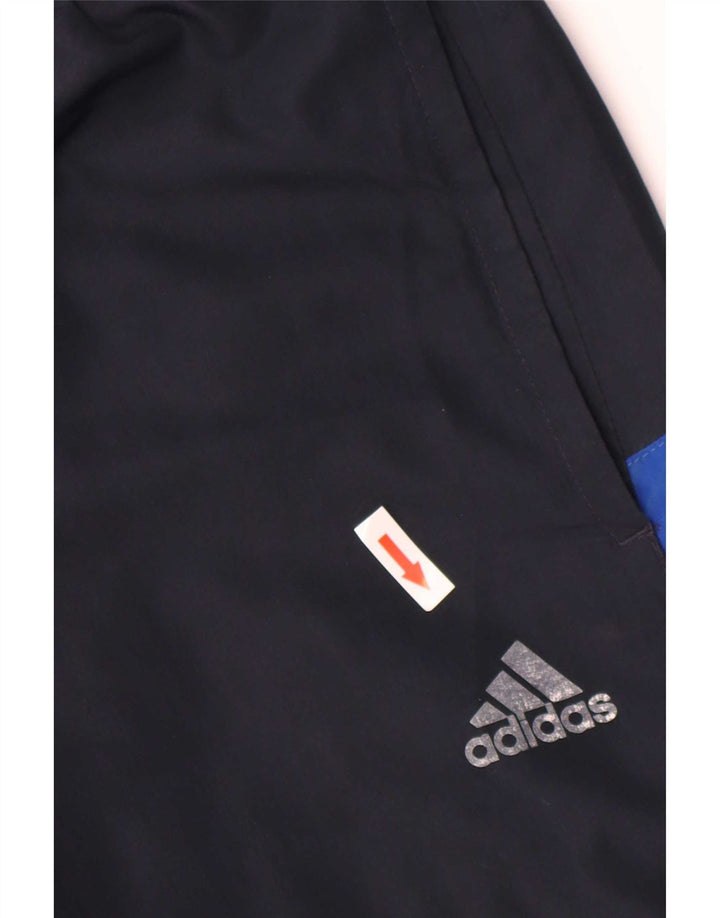Adidas Herren-Trainingshose, klein, marineblau, Colourblock-Polyester