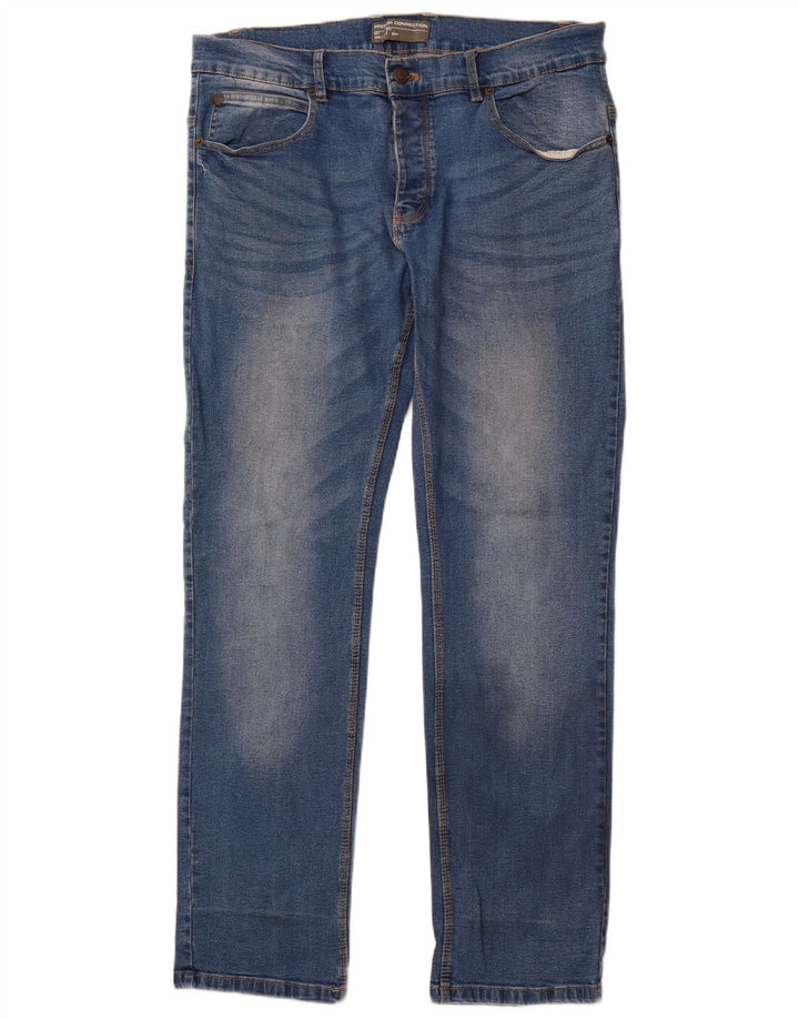FRENCH CONNECTION Mens Slim Jeans W36 L32 Blue Cotton