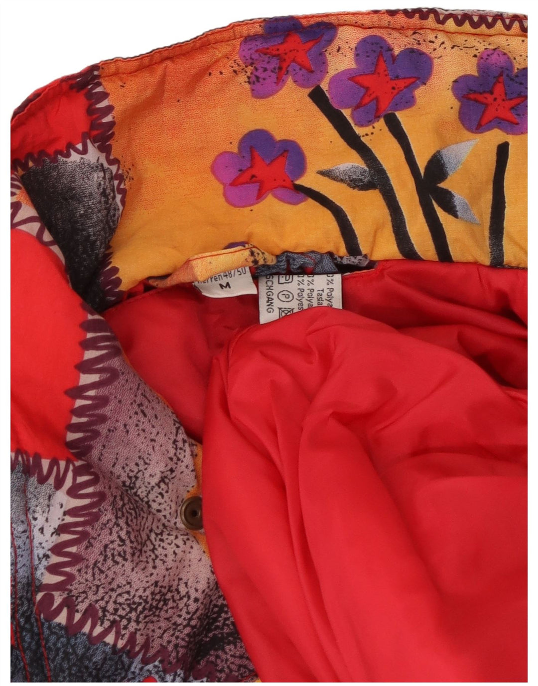 Vintage Herren Windjacke EU 48/50 Medium Mehrfarbiges Polyamid