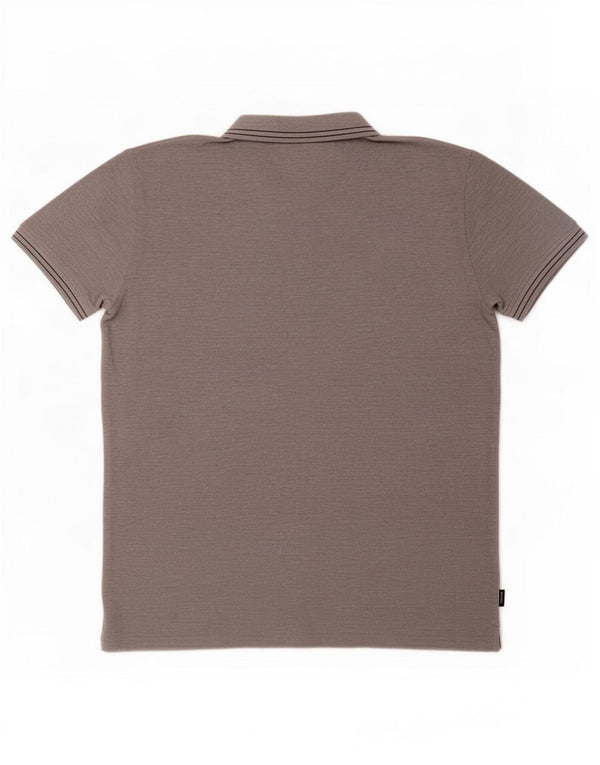 Wrangler Herren-Poloshirt XL aus grauer Baumwolle