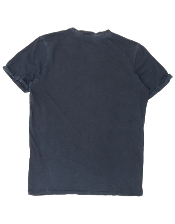 Jack & Jones Herren T-Shirt Top Small Marineblau Baumwolle