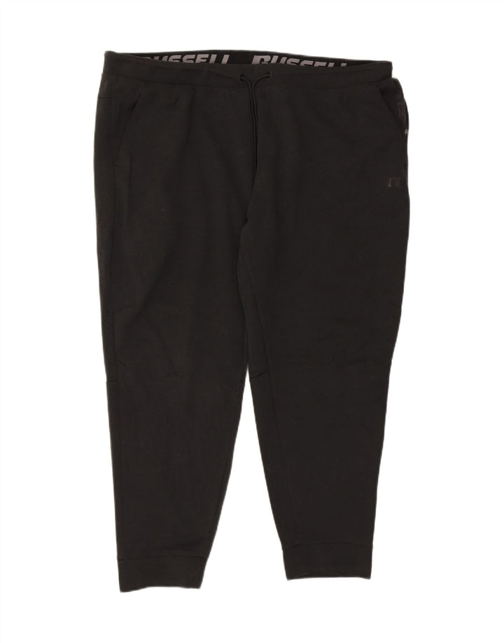 RUSSELL ATHLETIC Mens Tracksuit Trousers Joggers 2XL  Black Vintage Russell Athletic and Second-Hand Russell Athletic from Messina Hembry 
