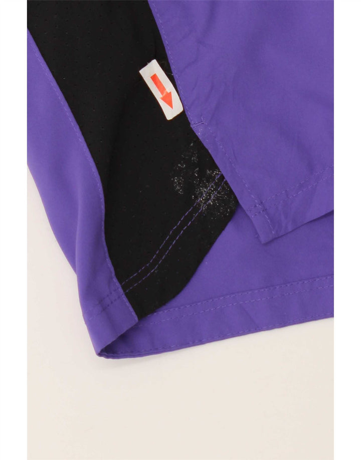 Nike Damen Sportshorts UK 10 Small Lila Polyester