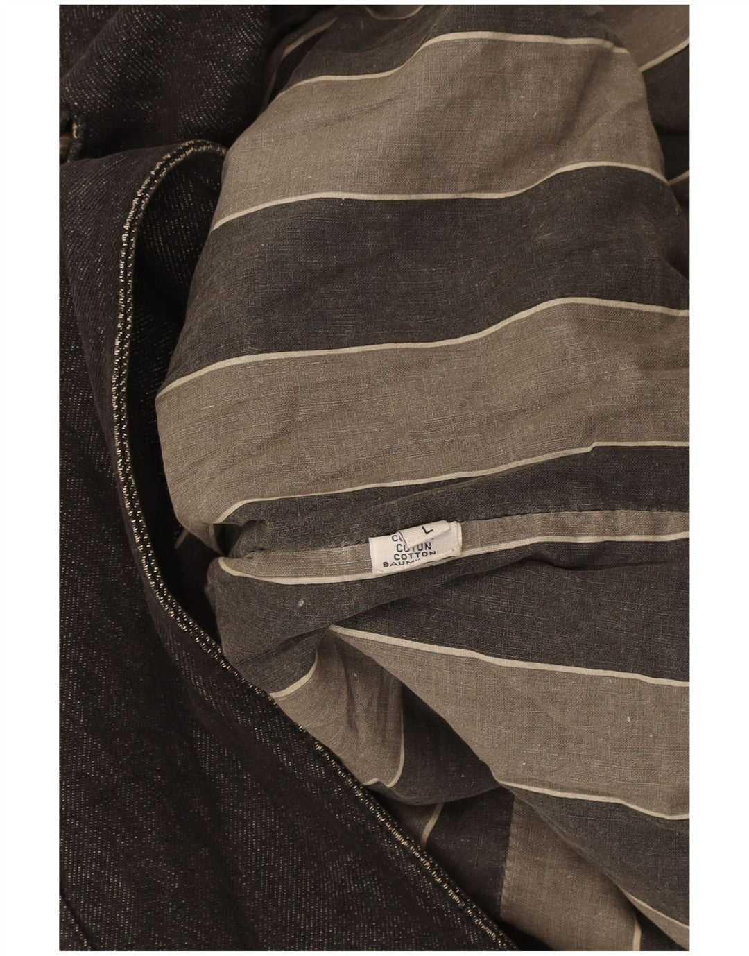 Trussardi Herren Jeansmantel UK 40 Große Marineblaue Baumwolle