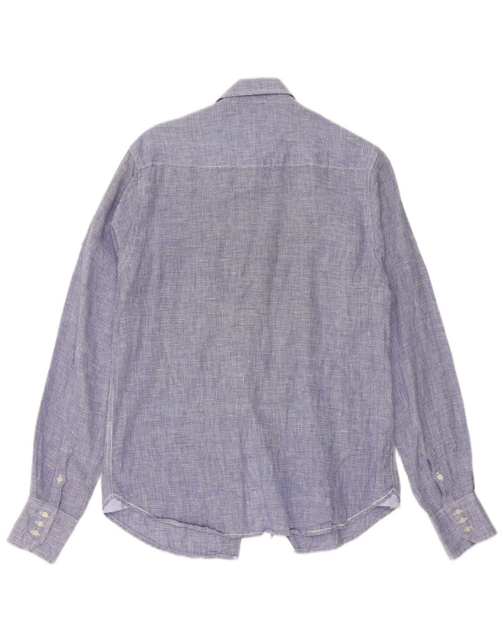 Scotch & Soda Herrenhemd Small Blue Houndstooth