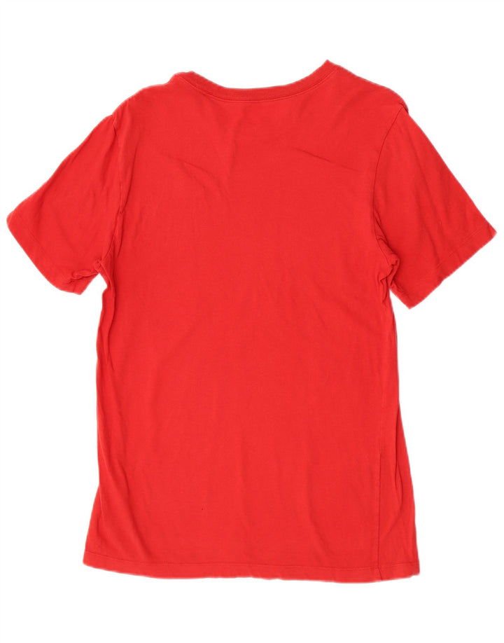 Nike Herren T-Shirt Top Small Rot Baumwolle