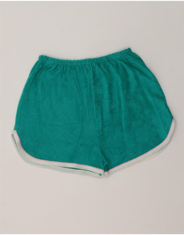 Claude De Pierre Damen Sportshorts UK 16 Große grün gestreifte Baumwolle