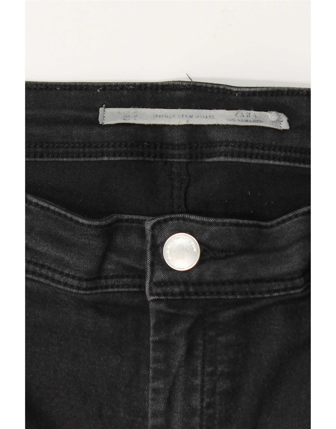 Zara Damen Skinny Jeans W28 L29 Grau