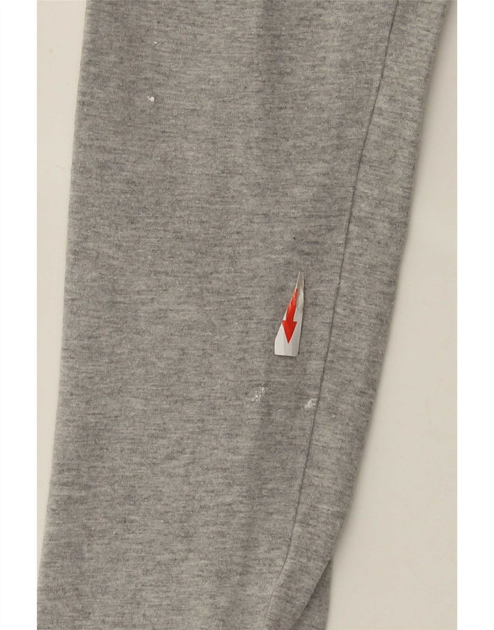 Adidas Damen Graphic Leggings UK 8 Small Graue Baumwolle