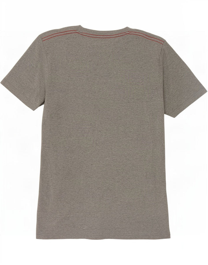 G-Star Damen Grafik-T-Shirt-Oberteil UK 12 Mittelgraue Baumwolle