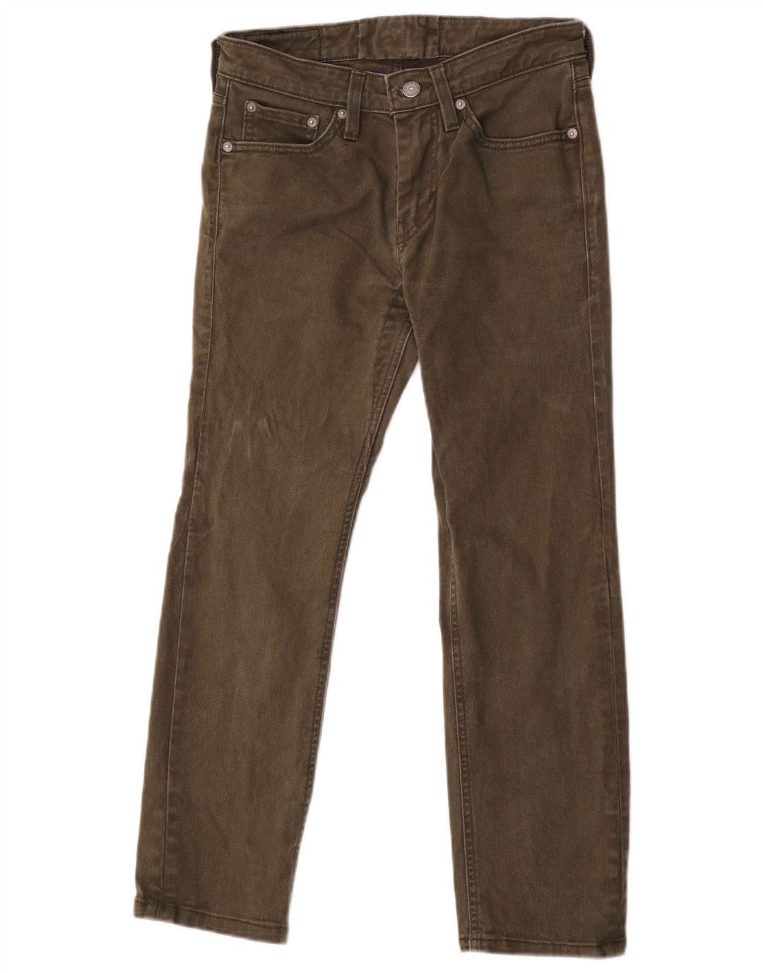 Levi's Herren 511 Slim Jeans W28 L26 Grüne Baumwolle