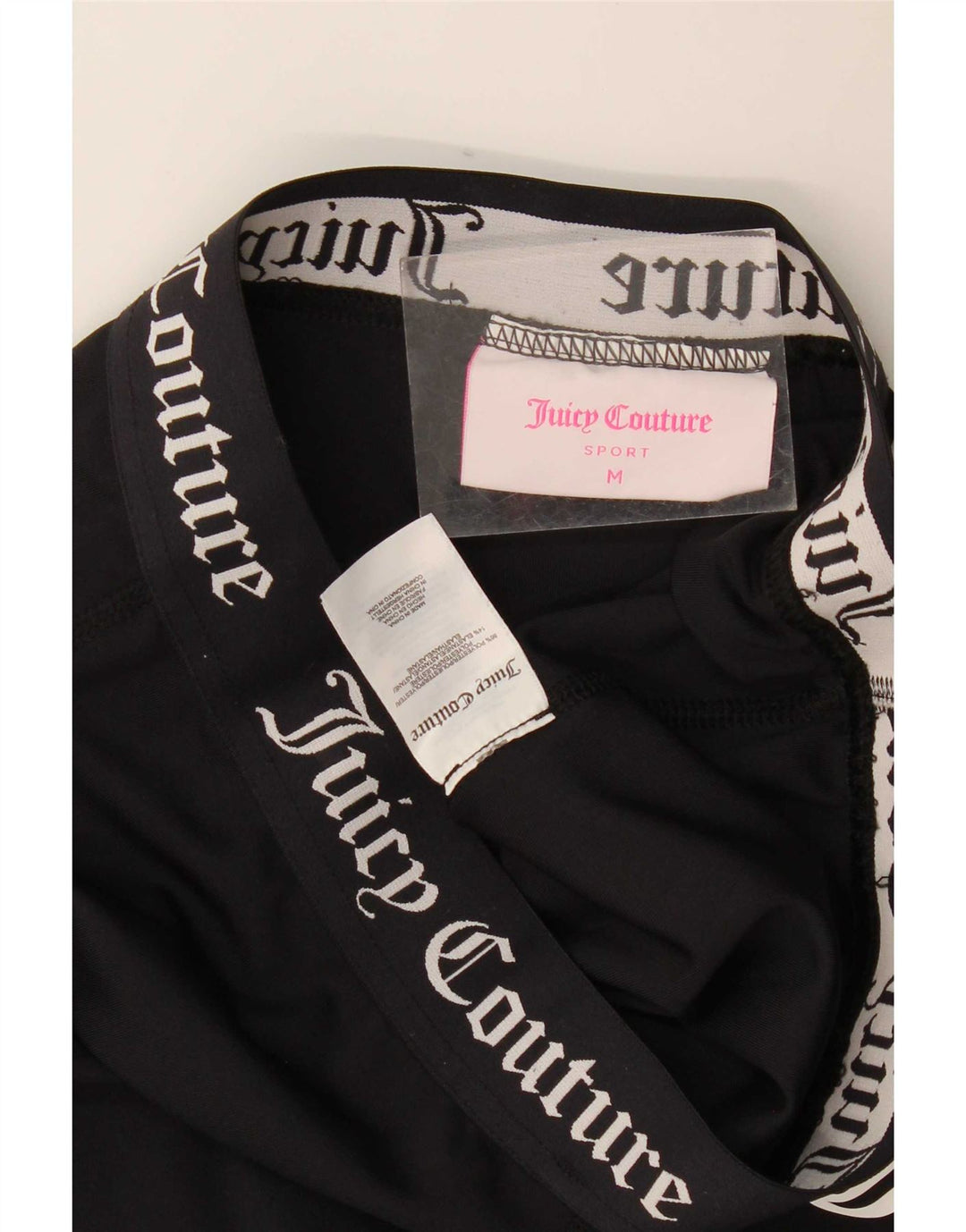 Juicy Couture Damen-Leggings mit Grafik, UK 12, Mittelschwarz, Polyester