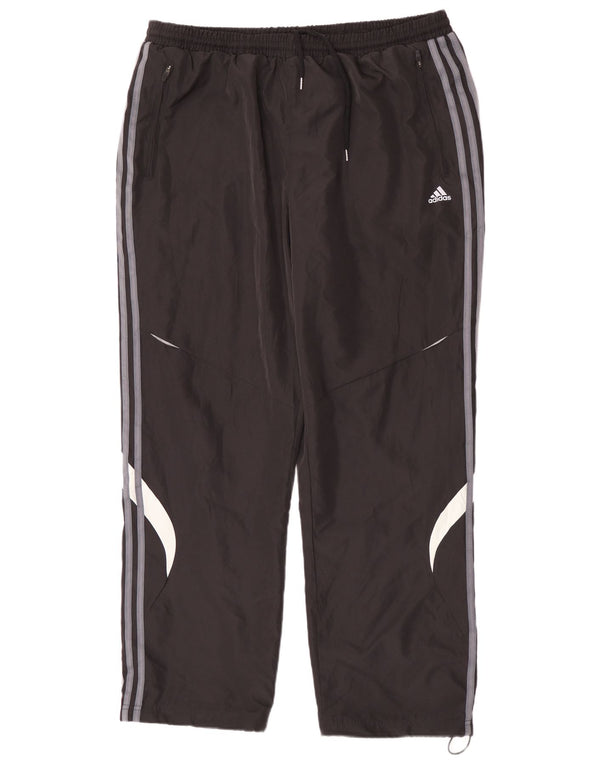Adidas Herren Climalite Trainingshose 2XL Schwarz Colourblock