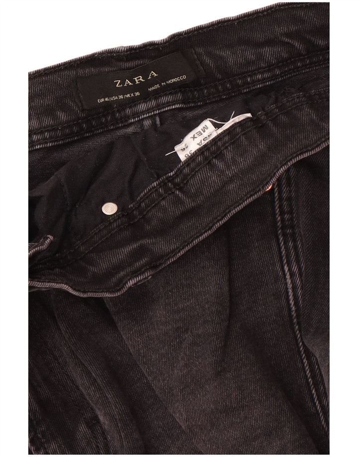 Zara Herren Slim Jeans EU 46 XL W36 L30 Grau