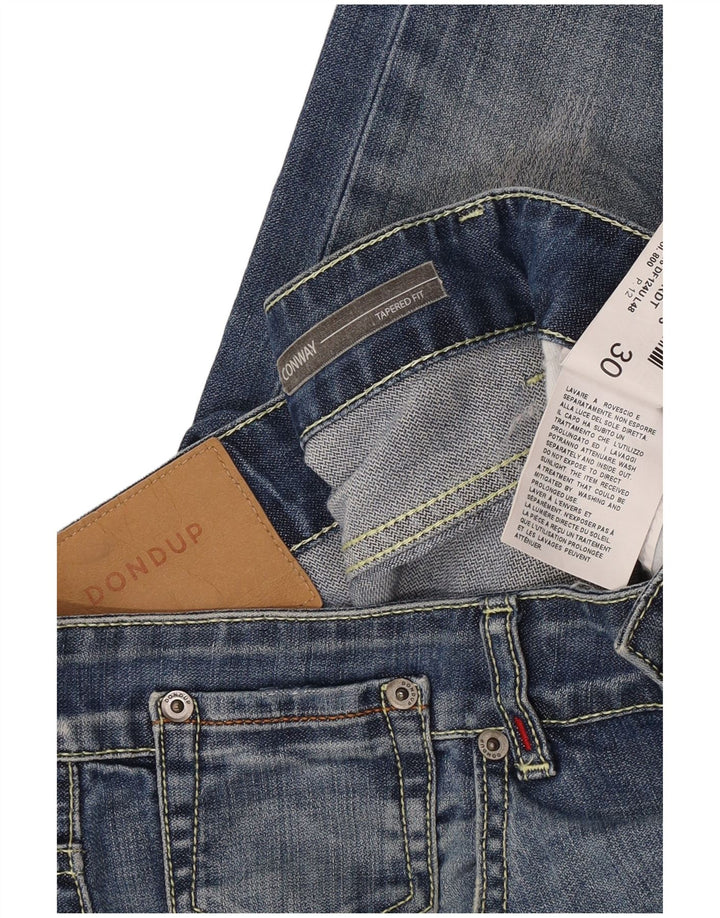 Dondup Damen Conway Tapered Jeans W30 L30 Blaue Baumwolle
