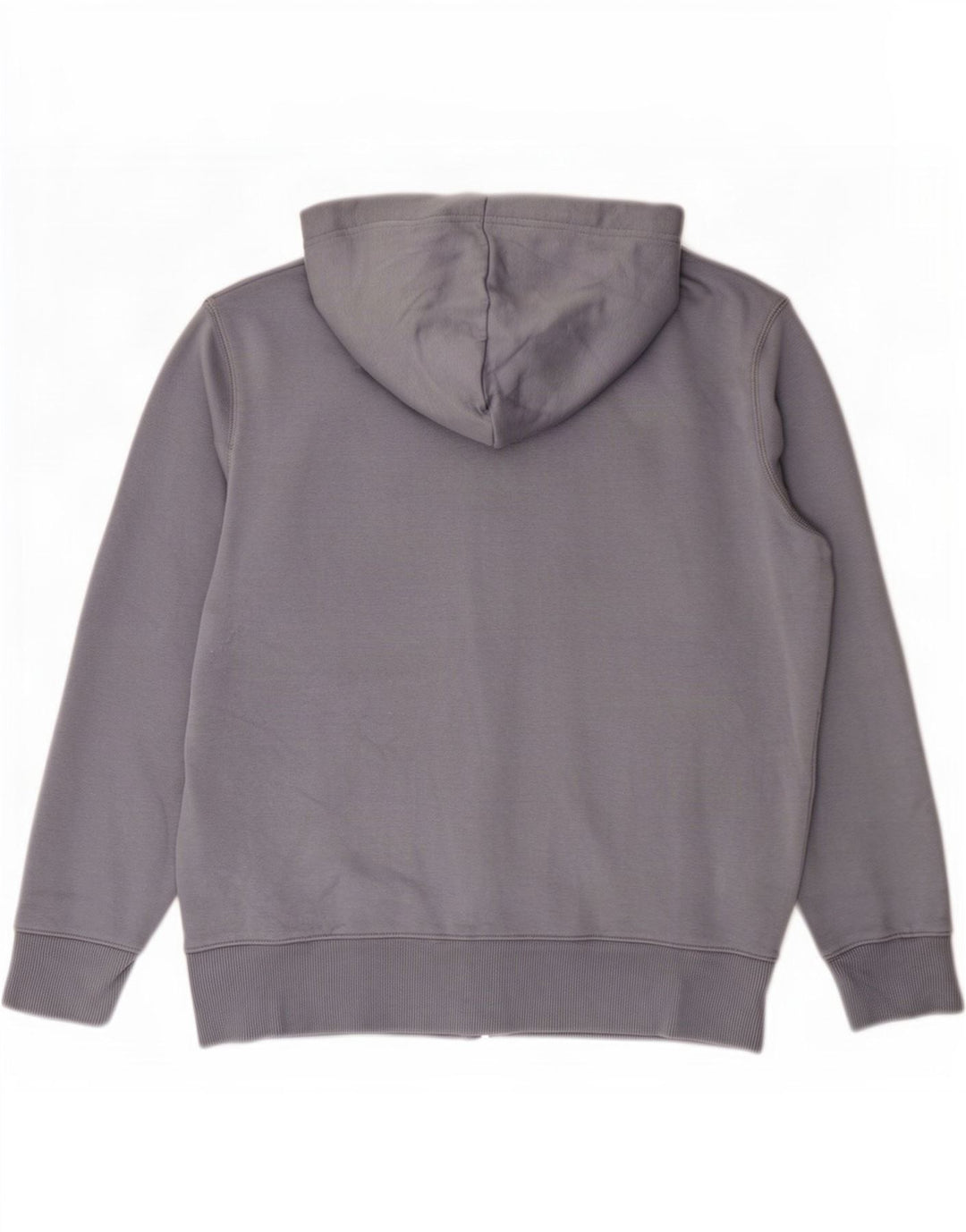 French Connection Herren-Kapuzenpullover mit Reißverschluss, mittelgraue Baumwolle