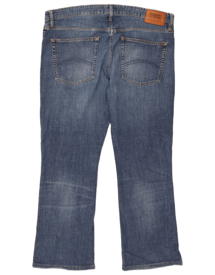 Tommy Hilfiger Herren Ryan Bootcut Jeans W38 L29 Blaue Baumwolle