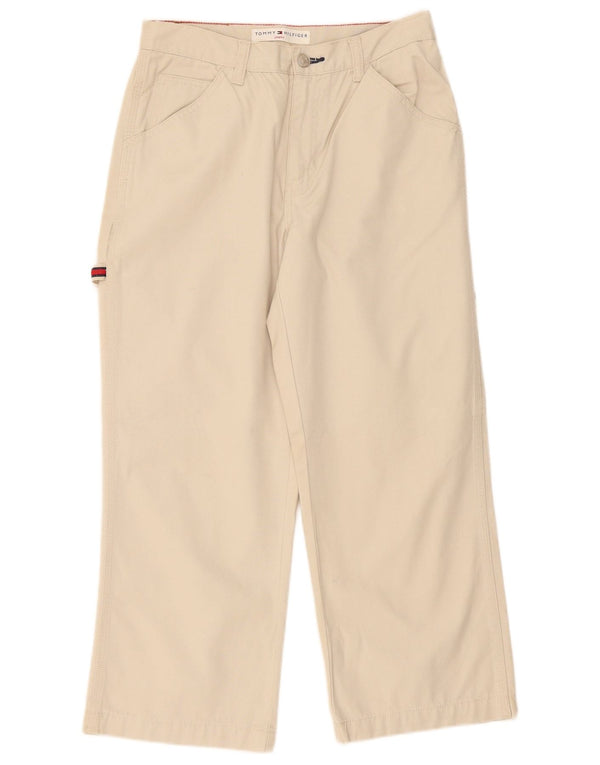 Tommy Hilfiger Damen Cargo-Cropped-Hose US 6 Medium W28 L24 Weiß