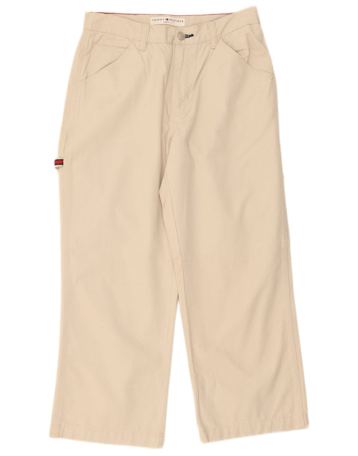 Tommy Hilfiger Damen Cargo-Cropped-Hose US 6 Medium W28 L24 Weiß