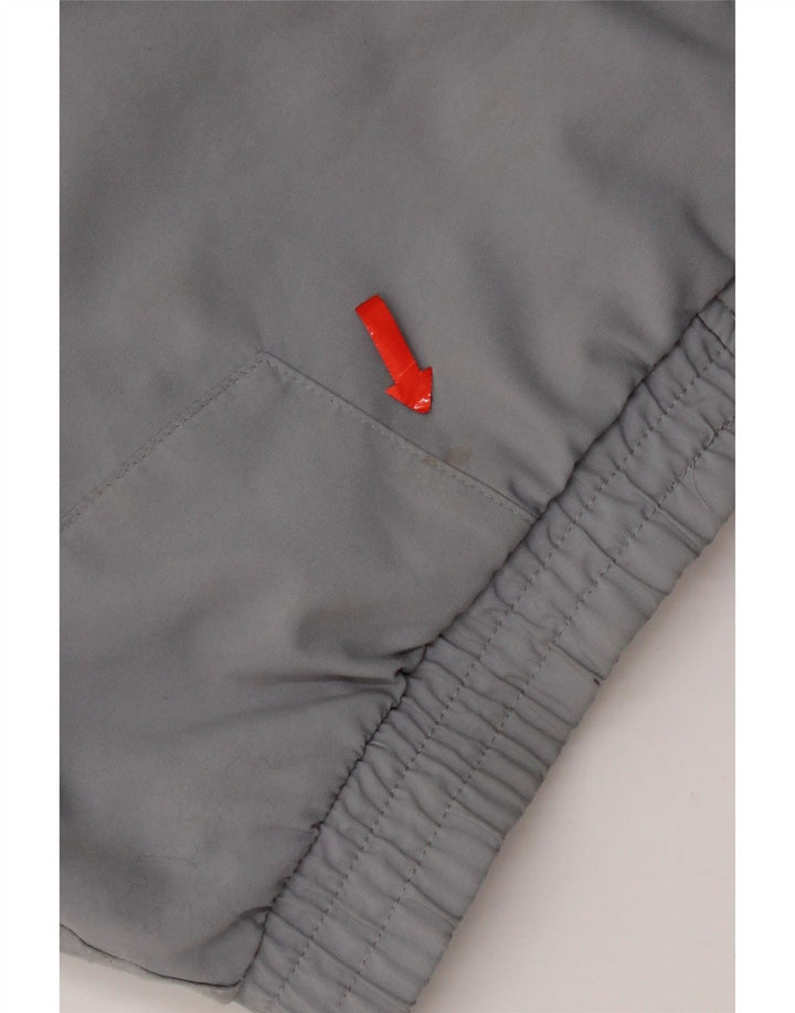 Adidas Herren-Trainingsanzugoberteil, Mittelgrau, Farbblock