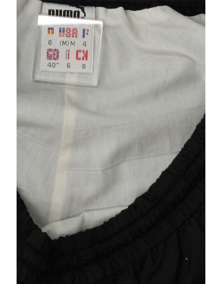 PUMA Mens Tracksuit Trousers Joggers Medium  Black Polyester Vintage Puma and Second-Hand Puma from Messina Hembry 