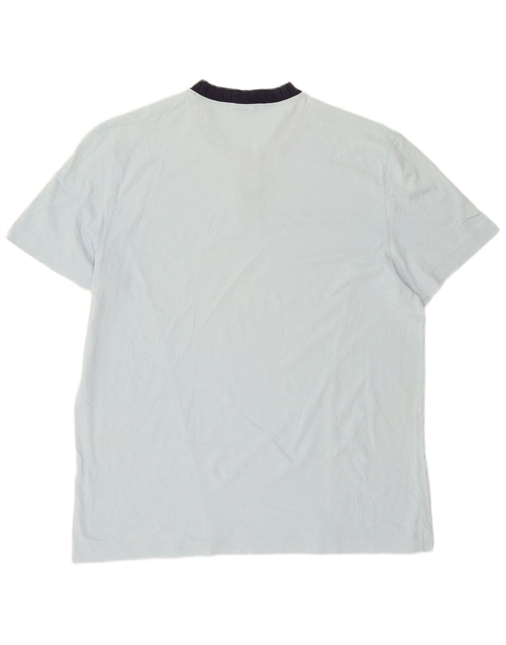 Fila Herren T-Shirt Top Large Blau Baumwolle